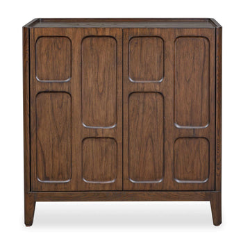 On The Block - 2 Door Cabinet - Walnut