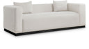 Alfie - Linen Textured Fabic Sofa - Meridian Furniture - Stationary Sofas - Elite Enclave Home