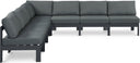 Nizuc - Outdoor Patio 7 Piece Modular Sectional