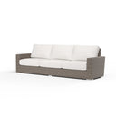 Coronado - Sofa, With Self Welt - Canvas Flax / Dark Brown