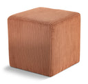 Roy - Microsuede Ottoman / Stool - Meridian Furniture - Stool Ottomans - Elite Enclave Home