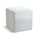 Roy - Microsuede Ottoman / Stool - Meridian Furniture - Stool Ottomans - Elite Enclave Home