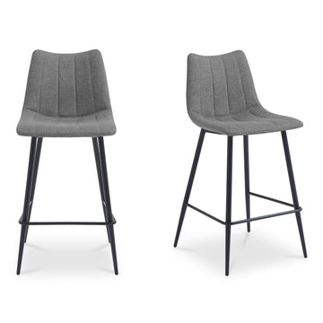Alibi - Bar Stool (Set of 2) - Gray