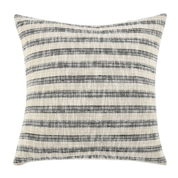 Linna - 24" x 24" Pillow - Natural / Black