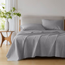 Cotton 144TC - Queen Solid Sheet Set - Dark Gray