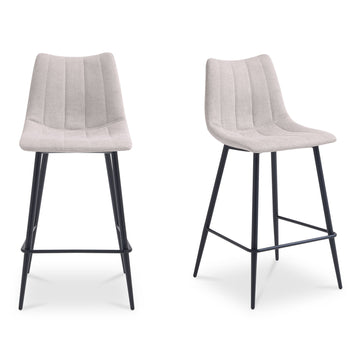 Alibi - Counter Stool (Set of 2) - Beige