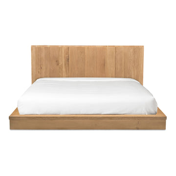 Plank - Queen Bed - Natural Oak