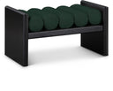 Waverly - Bench With Black Frame - Meridian Furniture - Upholstered Benches - Elite Enclave Home