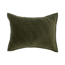 Elms - Velvet Sham - Classic Home - Quilts & Shams- Elite Enclave Home