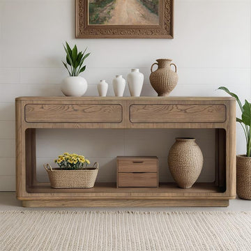 Emil - Console Table - Driftwood