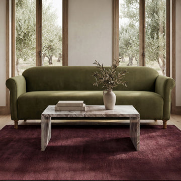 Harmony - Sofa Faux Mohair - Dark Green