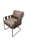 Strapling - Leather Dining Chair - Classic Home - Arm Chairs- Elite Enclave Home