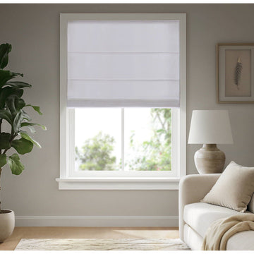 Galen Matte - 29x64" Cordless Roman Blind Galen Matte Fabric - Matte White