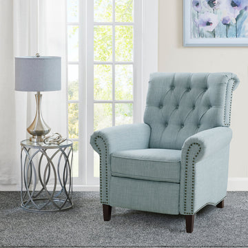 Aidan - Aidan Recliner - Light Blue