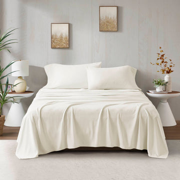 Micro Fleece - Twin Long Sheet Set - Ivory
