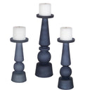 Cassiopeia - Glass Candleholders (Set of 3) - Uttermost - Candles & Holders - Elite Enclave Home