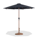 Fiji - Aluminum Patio Umbrella With Round Teak Base