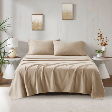 Micro Fleece - Twin Long Sheet Set - Khaki