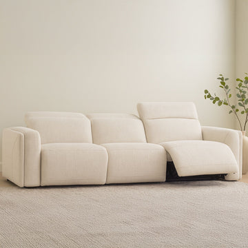 Wilder - Power Recliner Sofa - Flecked Oat