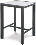 Nizuc - Outdoor Patio Square Bar Table - Meridian Furniture - Bar Tables- Elite Enclave Home