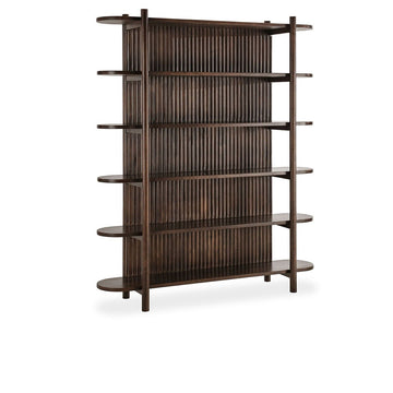 Redford - Tall Bookcase - Bark Brown