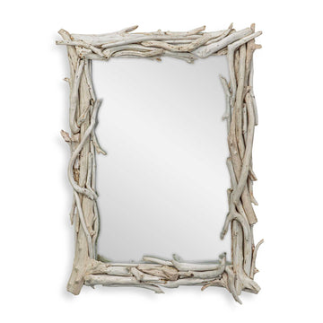 Rooted - Reflection Mirror - Bleached Teak