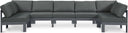 Nizuc - Outdoor Patio 7 Piece Modular Sectional