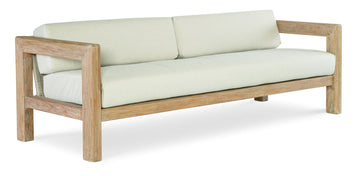Sedona - Sofa, No Welt - Canvas Canvas / Light Brown