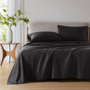 Cotton 144TC - King Solid Sheet Set - Black