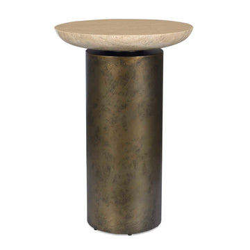 Oslo - Outdoor Accent Table - Brass