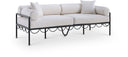 Portofino - Resilient Water Repellent Fabric 85.75" Upholstered Outdoor Patio Sofa - Meridian Furniture - Sofas- Elite Enclave Home