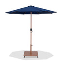 Fiji - Aluminum Patio Umbrella With Square Teak Base