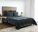 Bari - Velvet Quilt Collection - Classic Home - Quilts & Shams- Elite Enclave Home