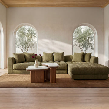 Davie - Slipper Chair - Olive Green