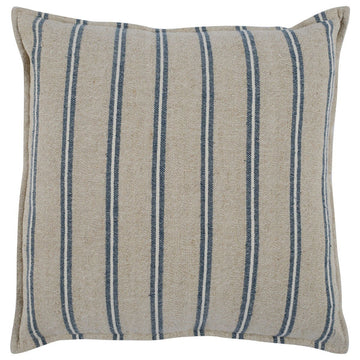 Delgada - 26" x 26" Pillow - Natural / Blue