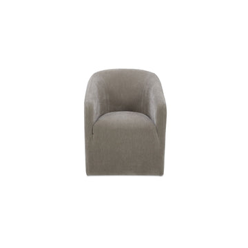 Sandy - Rolling Dining Chair - Taupe / Tan