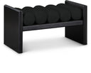 Waverly - Bench With Black Frame - Meridian Furniture - Upholstered Benches - Elite Enclave Home