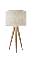 Treble Table Lamp - Natural Wood