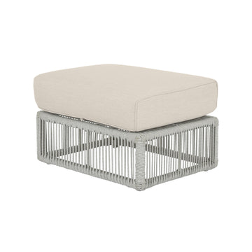 Miami - Ottoman, With Self Welt - Echo Ash / Pearl Silver