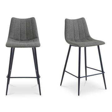 Alibi - Counter Stool (Set of 2) - Gray