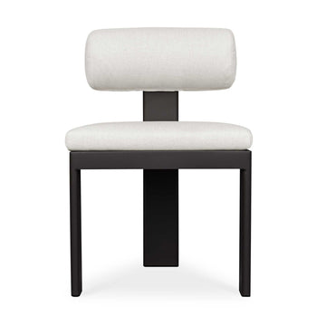 Bolster Back - Outdoor Dining Chair - White