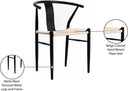 Beck - Hand Woven Rope Dining Chair (Set of 2) - Meridian Furniture - Chair Sets - Elite Enclave Home