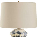 Oranda - Abstract Geometric Table Lamp - Blue / White - Uttermost - Table Lamps- Elite Enclave Home