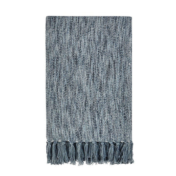 Throws - TC Sharma Throw - Denim Blue