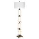 Link - Brushed Gold Floor Lamp