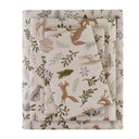 Cozy Flannel - 4 Piece Queen Printed Sheet Set - Tan land Winter