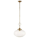 Bellaire - 1 Light Glass Shade Pendant - Gold - Uttermost - Pendant Lighting- Elite Enclave Home