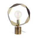 Geometric Halo Table Or Desk Lamp - Golden