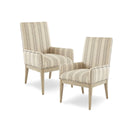 Rika - High Back Dining Armchair (Set of 2) - Natural - Madison Park - Chair Sets - Elite Enclave Home