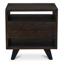 Madagascar - Accent Nightstand - Dark Brown - Moe's Home Collection - Accent Nightstands - Elite Enclave Home